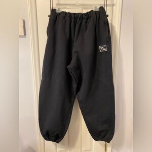 Preowned Nike x Stussy XL sweatpants, black